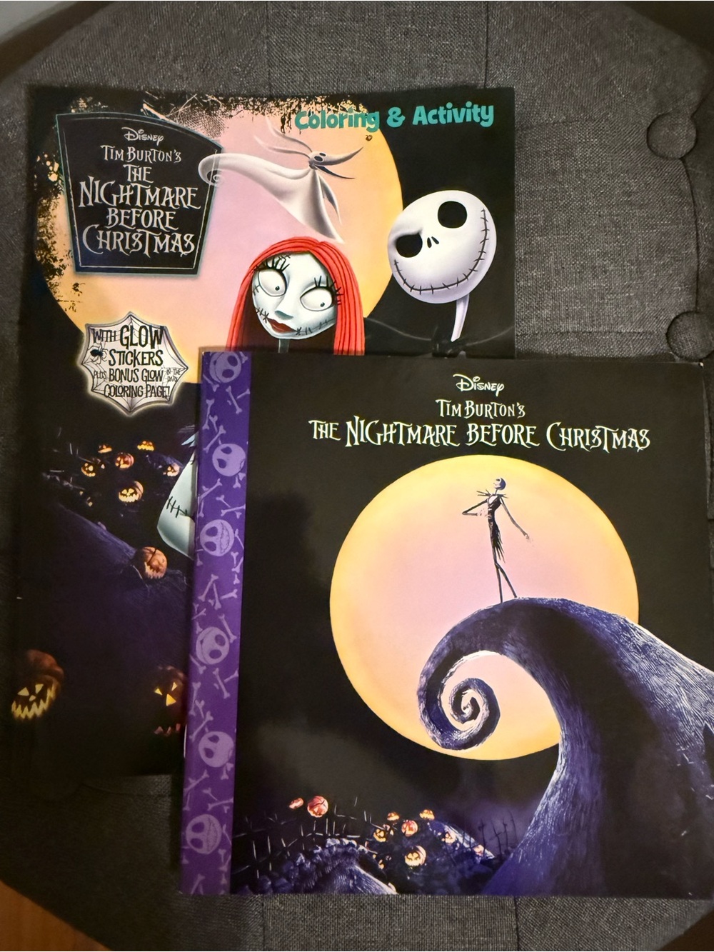 Tim Burton The Nightmare before Christmas Story book & Coloring & Activity book